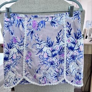 Lilly Pulitzer Skirt Skort Lilac Verbena print pastel safari